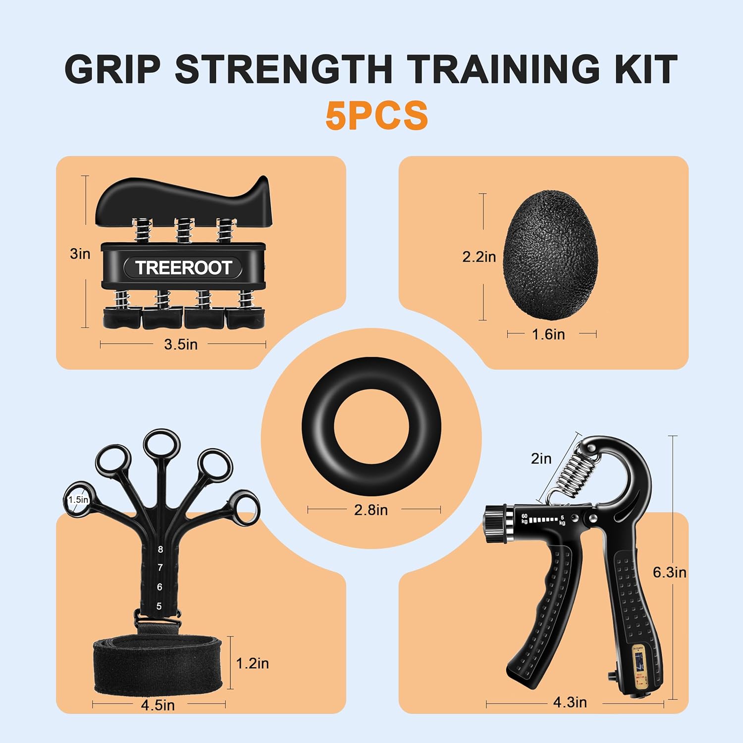 Grip Strength Trainer Kit